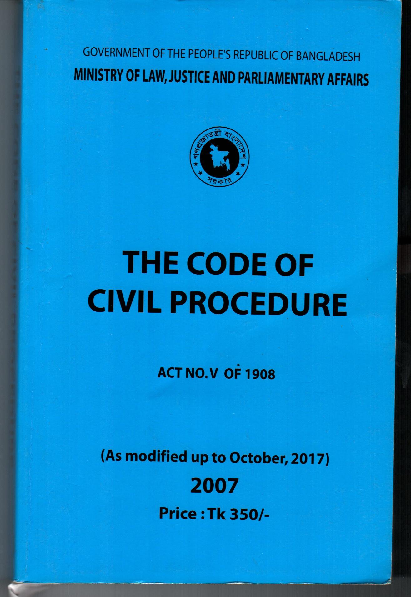 The Code of Civil Proceedure