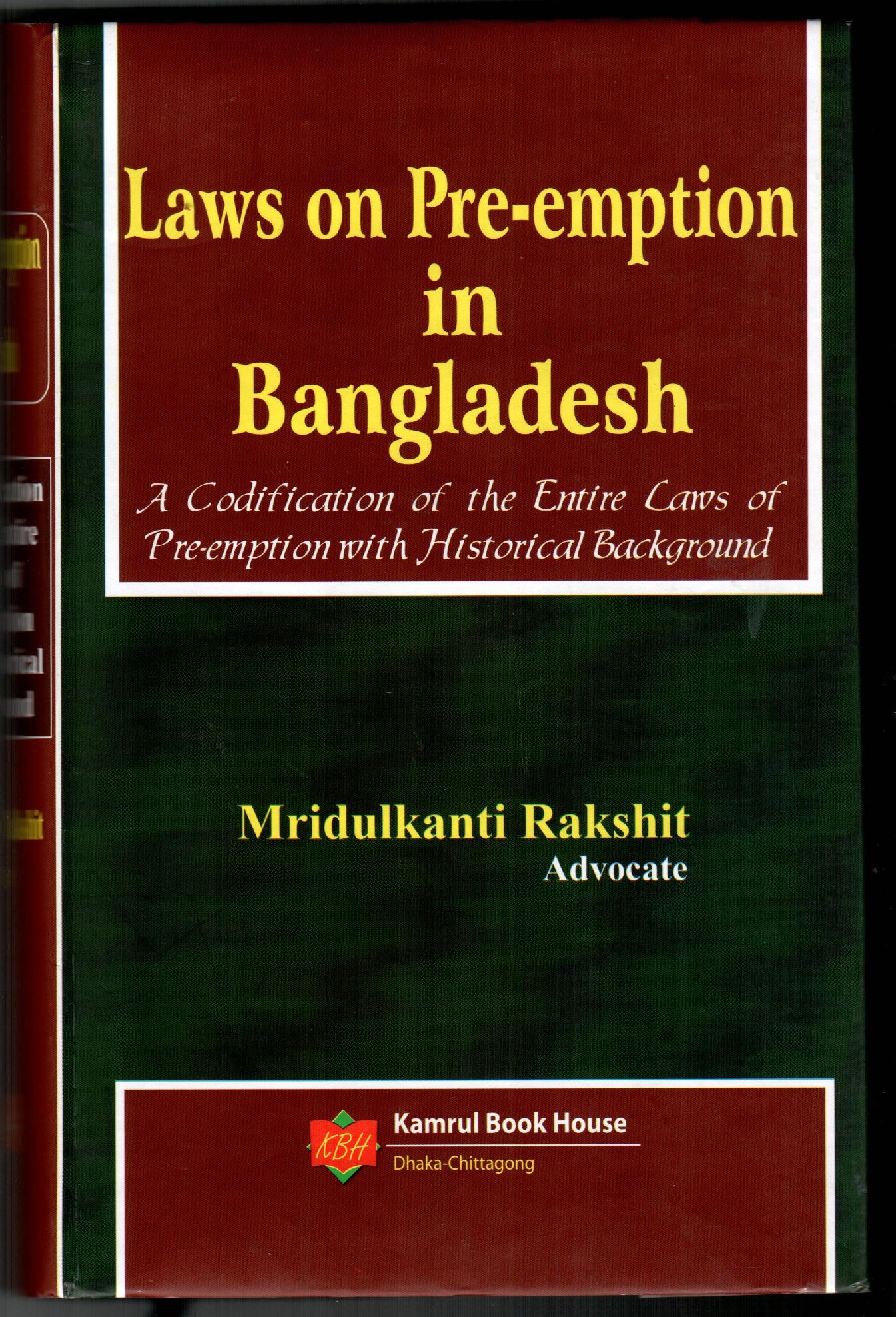 Laws on Pre-emption in Bangladesh